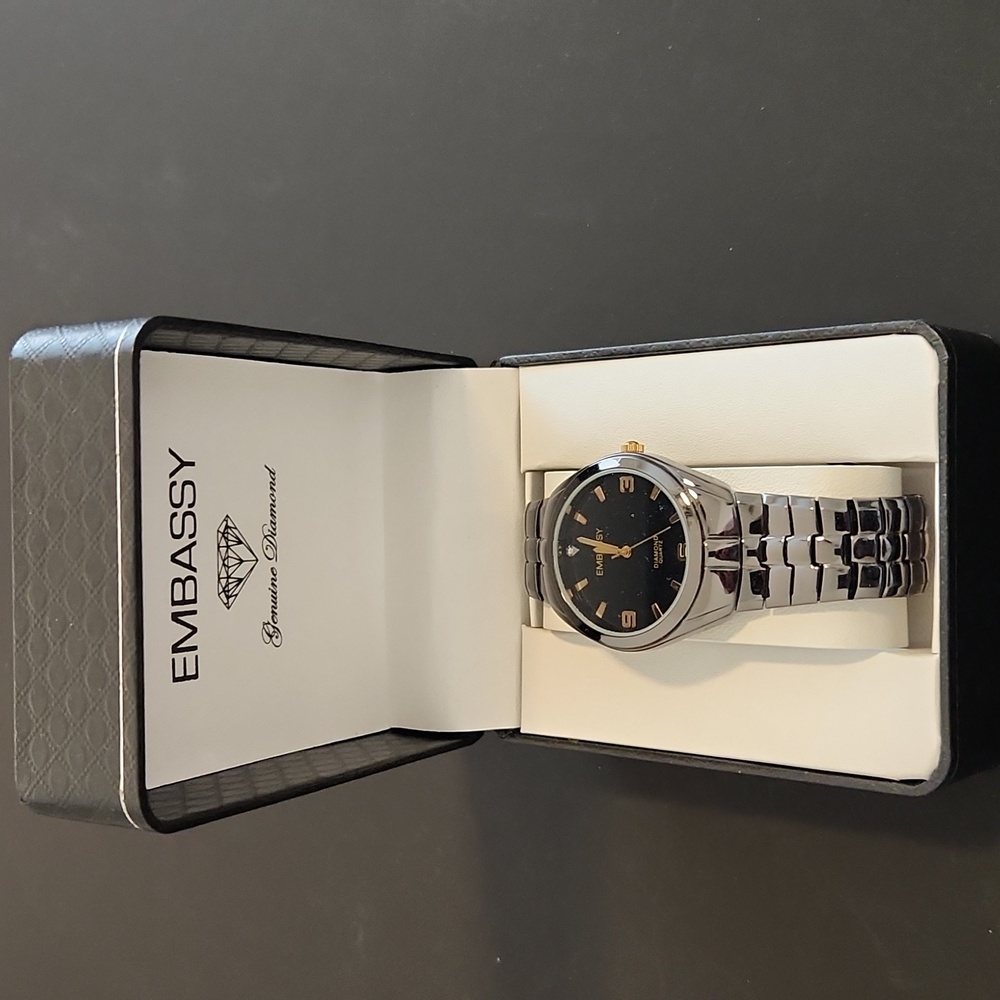 Embassy Genuine Diamond Watch